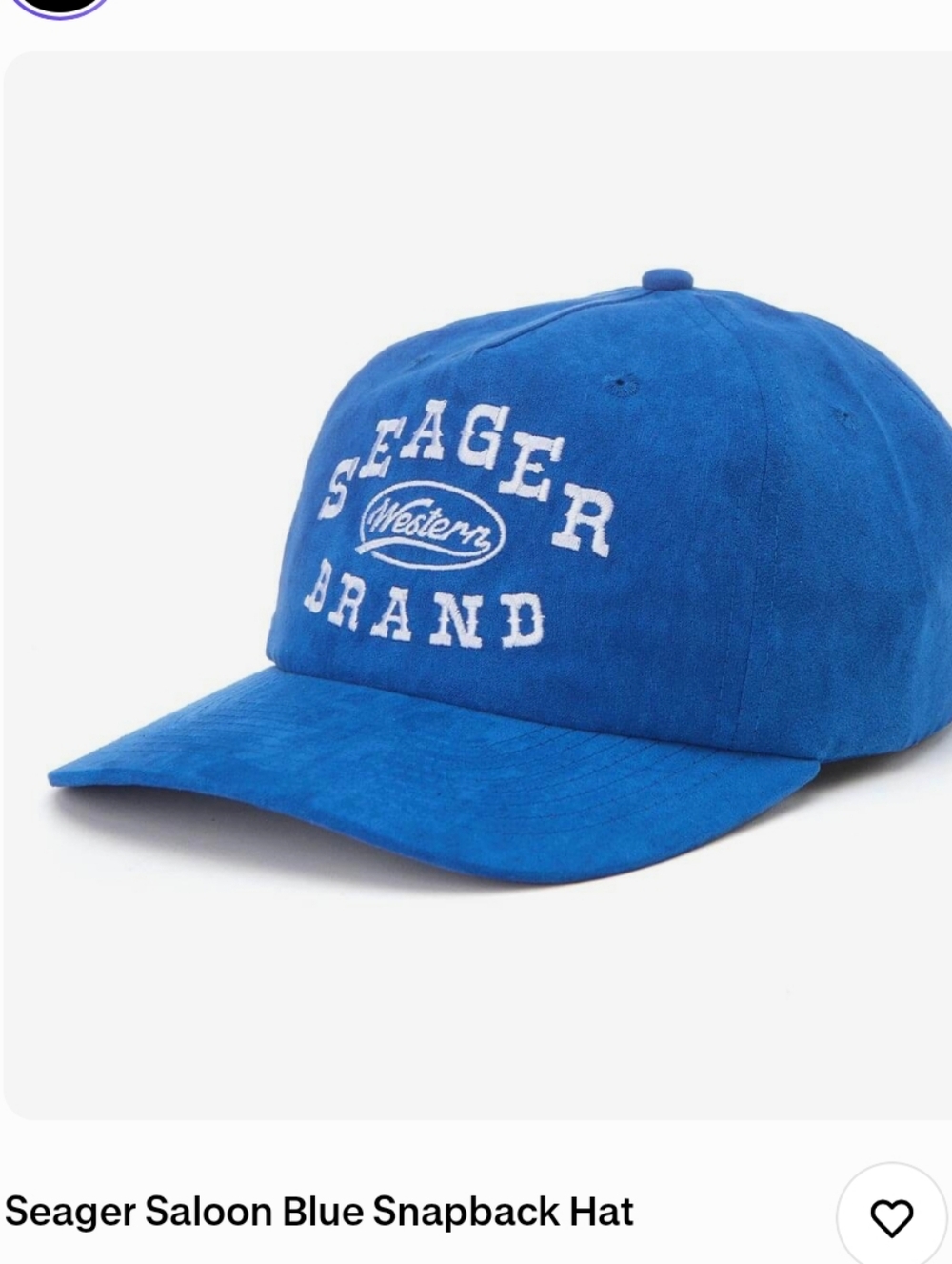 Seager Saloon Snapback